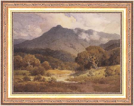 framed  Percy Gray Mt Tamalpais from the North (mk42), Ta3070-1
